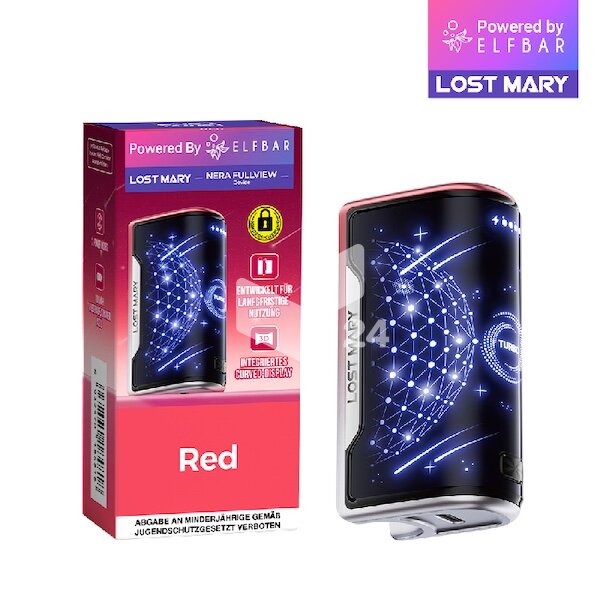 Lost Mary - Nera Max Akku Red