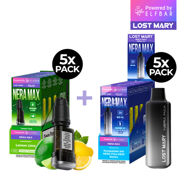 Lost Mary - Nera Max Pod Lemon Lime (Set)