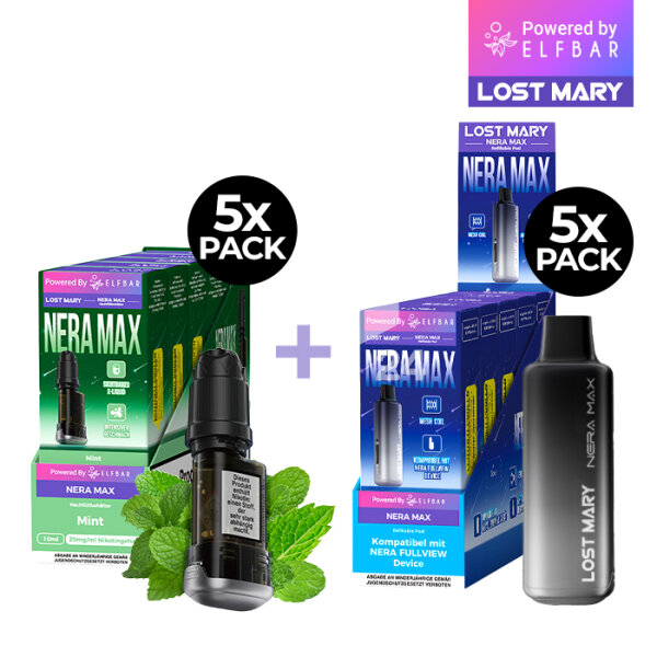 Lost Mary - Nera Max Pod Mint (Set)
