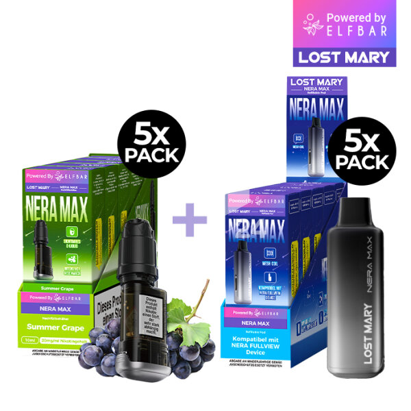 Lost Mary - Nera Max Pod Summer Grape (Set)