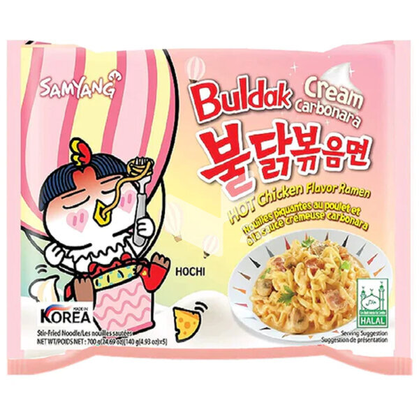 Samyang Buldak Ramen Cream Carbonara 140g