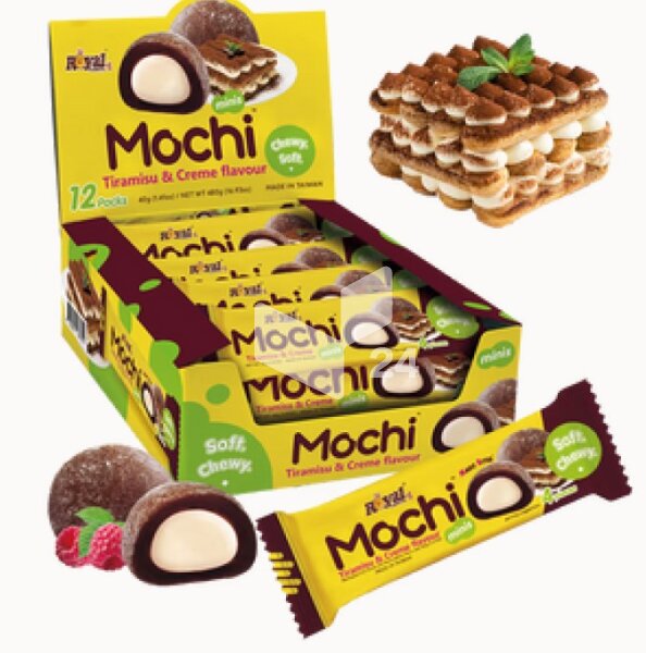 Royal Family - Mochi Tiramisu & Creme 12x40g