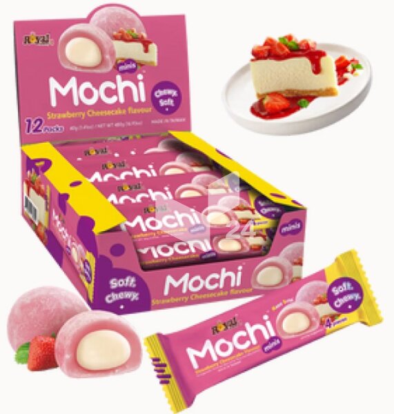 Royal Family - Mochi Strawberry Cheese Cake 12x40g