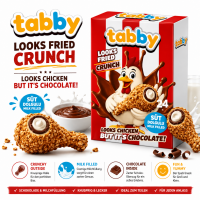 Tabby - Crunch Chocolate (Looks fried Chicken) 50g