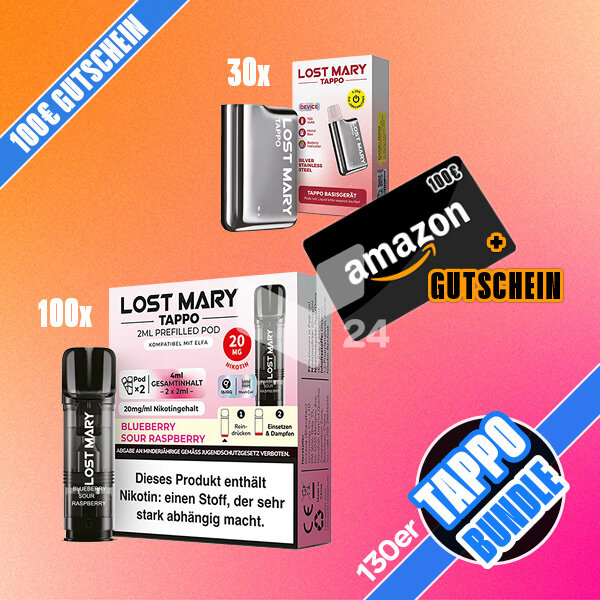 Lost Mary Tappo Bundle + 100€ Amazon