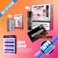 Lost Mary Tappo Bundle + 100€ Amazon + GRATIS Display