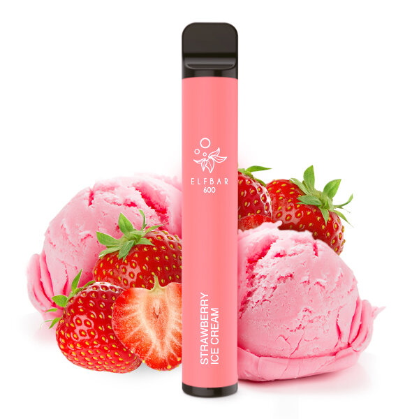 ELFBAR 600 Strawberry Ice Cream-0mg