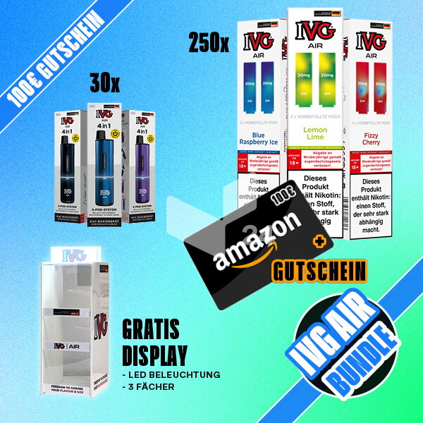 IVG Air Bundle + 100€ Amazon + GRATIS Display