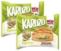 Karuzo Croissant - Pistaziencreme Füllung 82g - 24er...