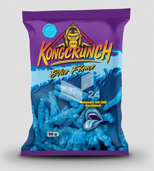 Kongcrunch Blue Flame 90g – würzig-scharf mit intensiver Chili-Note