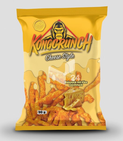 Kongcrunch Cheese Style 90g – vollmundig-käsig und herzhaft