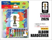 Panini FIFA WM 2026 Sticker - Hardcover Album + 7 Tüten