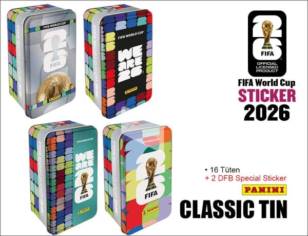 Panini FIFA WM 2026 Sticker - Classic Tin