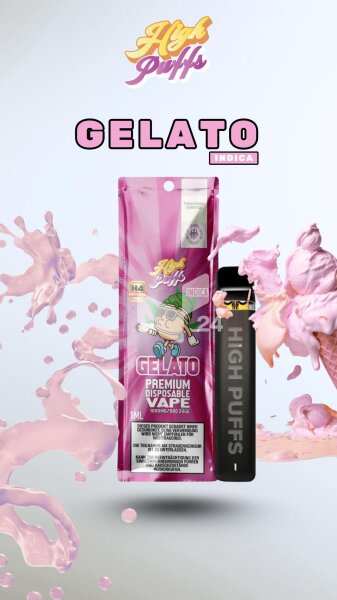 High Puffs H4 Superior Vape Gelato 1ml