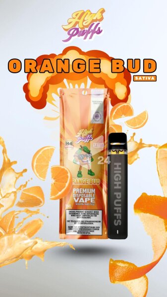 High Puffs H4 Superior Vape Orange Bud 1ml