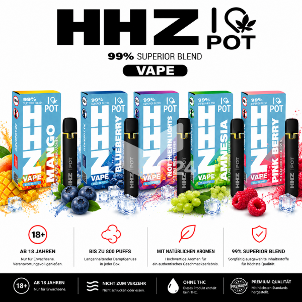 ILovePot HHZ Vape 99% Superior Blend -