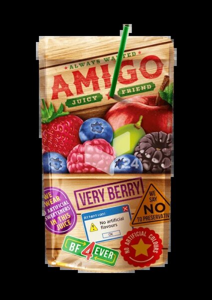 AMIGO Fruit Drink 0,2L - Very Berry