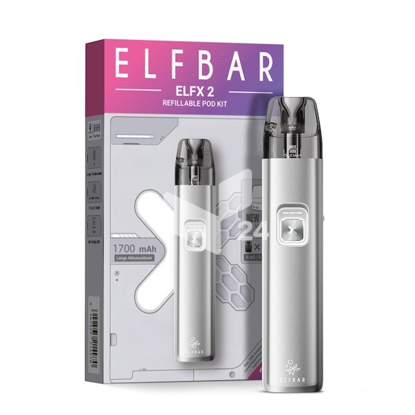 Elfbar - ELFX 2 Titanium Silver