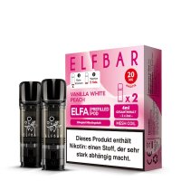 Elfbar Elfa - Prefilled Pod - Vanilla White Peach *NEU*