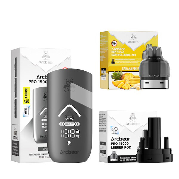 Arcbear Pro 15000 - Banana Pineapple - Starter Kit