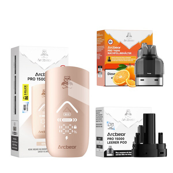 Arcbear Pro 15000 - Orange - Starter Kit