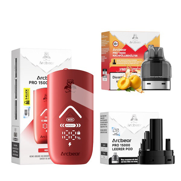 Arcbear Pro 15000 - Vimbull Apricot Peach - Starter Kit