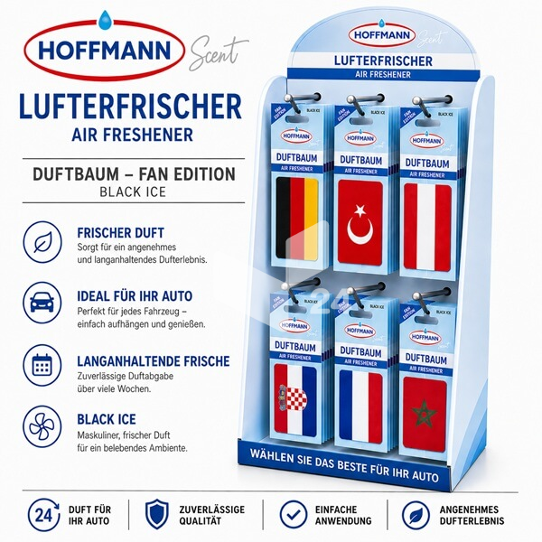 Hoffmann Autodüfte Länderedition - WM 2026 Aufsteller