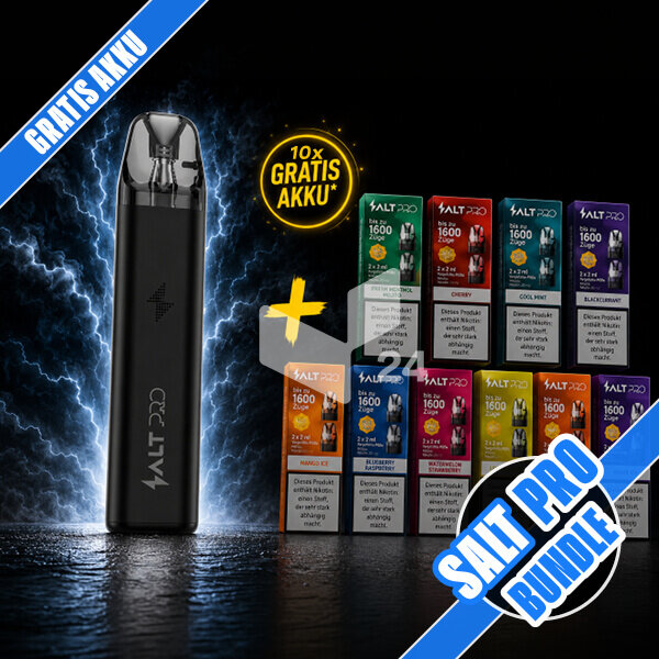 SALT Pro Bundle + GRATIS Akku Black