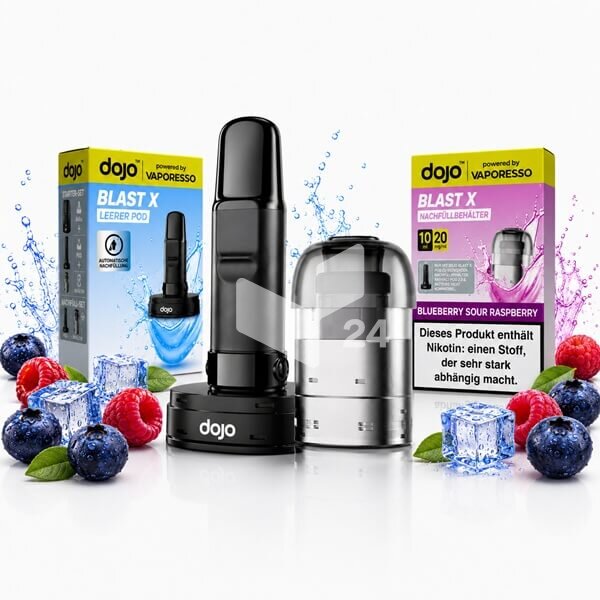 Dojo Blast X - Blueberry Sour Raspberry 10ml Kit