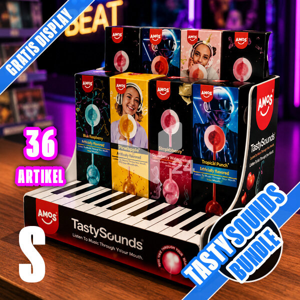 Amos Tastysounds Bundle - S + GRATIS Display