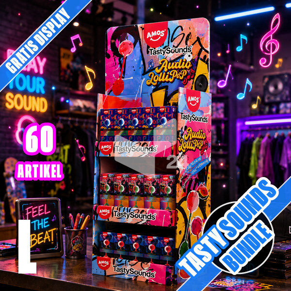Amos Tastysounds Bundle L + GRATIS Display