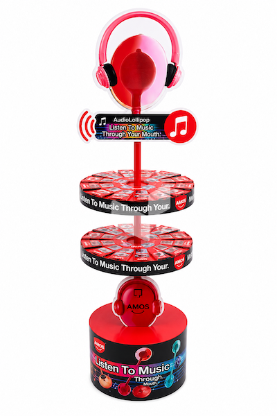 Amos Tastysounds Lollipop Aufsteller XXL