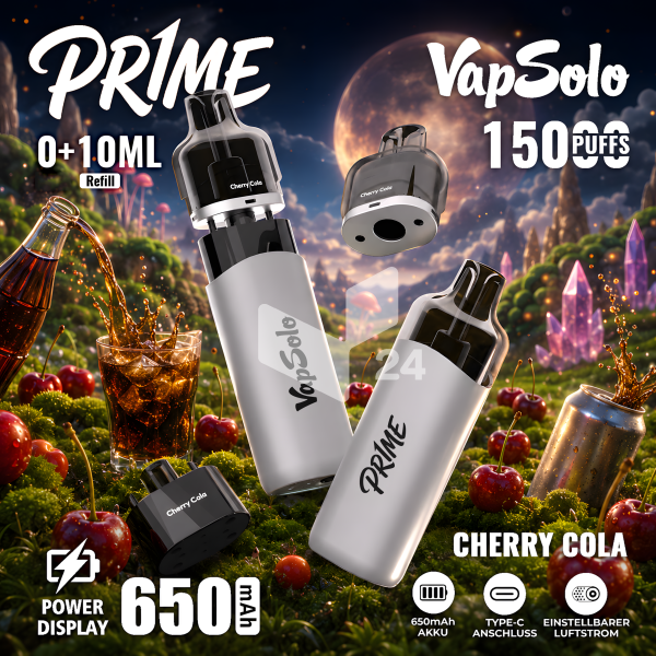 VapSolo Pr1me 15K - Cherry Cola