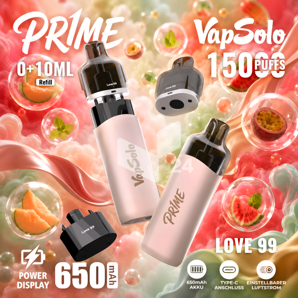 VapSolo Pr1me 15K - Love 99