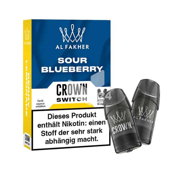 Al Fakher Crown Switch Sour Blueberry