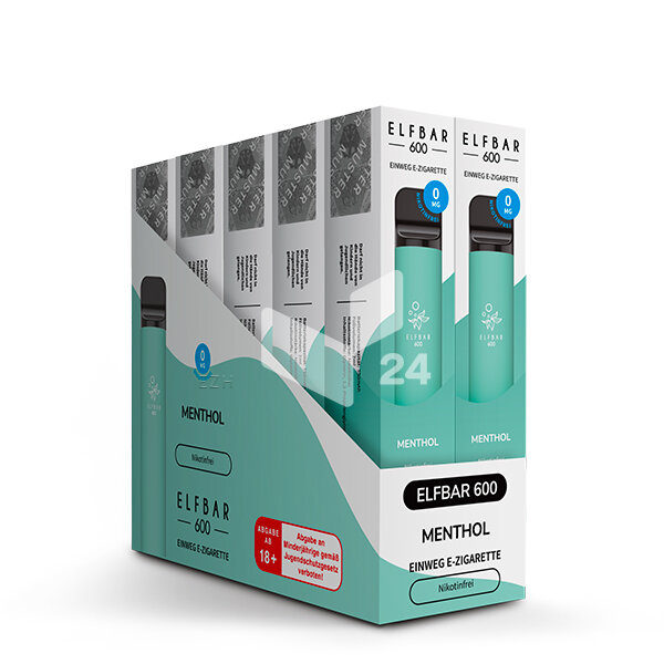 Elfbar V1 - (ohne Nikotin) Menthol - 0mg