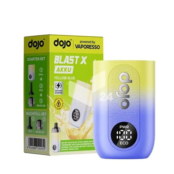 Dojo Blast X - Akku Yellow Blue NEU