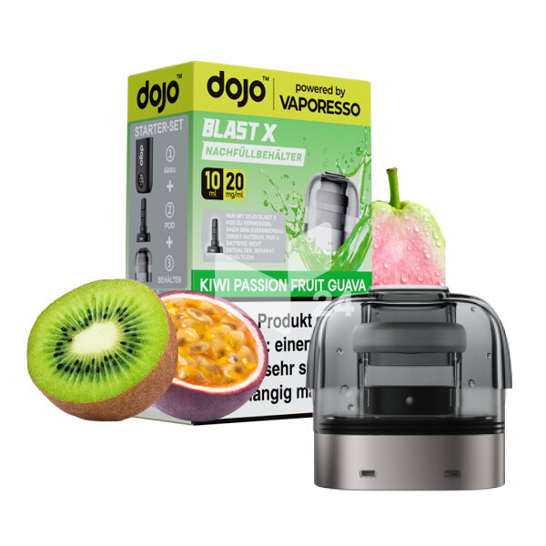 Dojo Blast X Kiwi Passion Fruit Guava 10ml