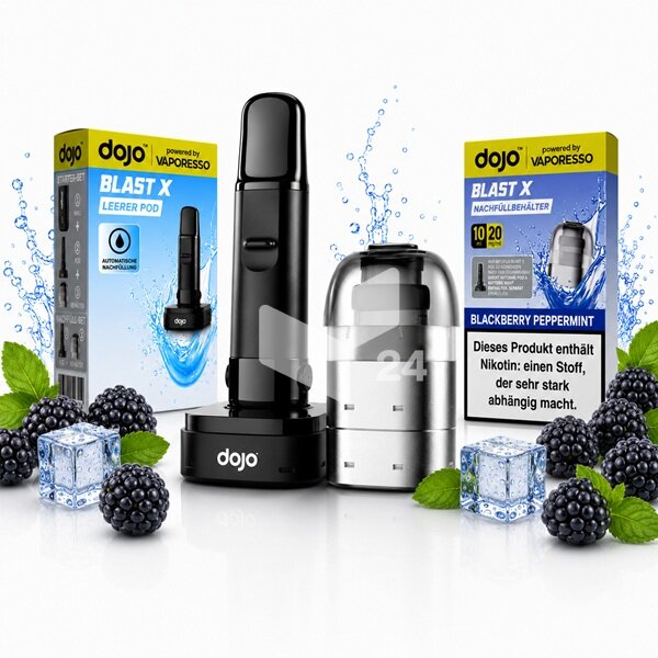Dojo Blast X - Blackberry Peppermint 10ml Kit NEU