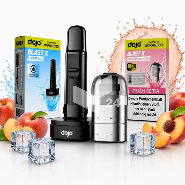 Dojo Blast X - Peach Ice Tea 10ml Kit NEU
