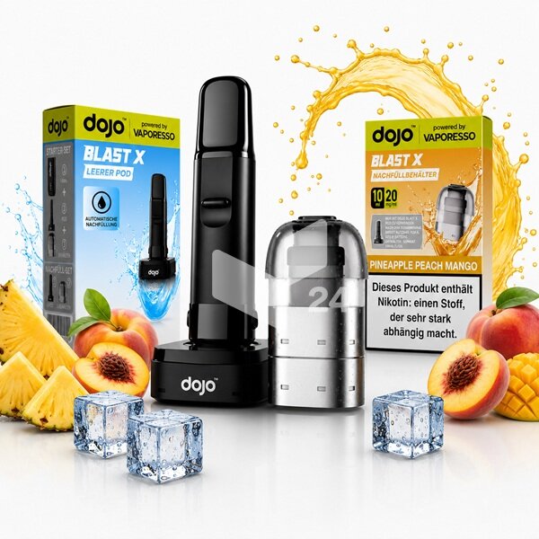 Dojo Blast X - Pineapple Peach Mango 10ml Kit NEU