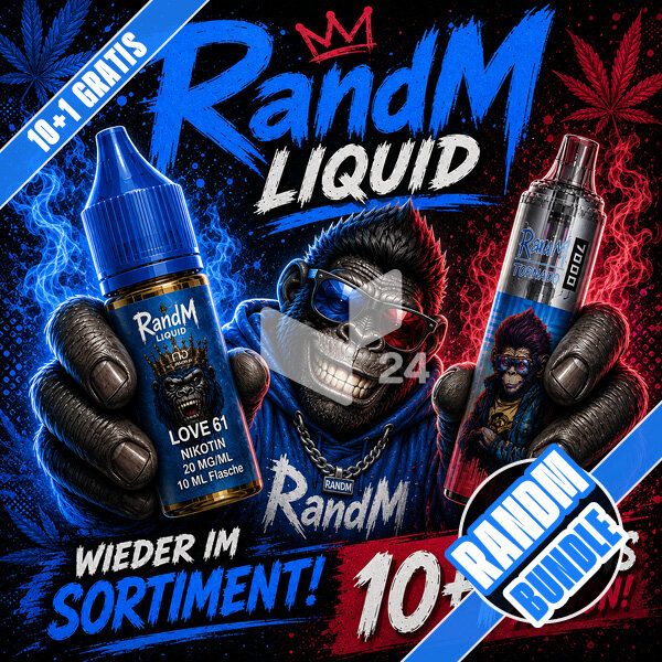 3. RandM Liquid 10+1 Gratis-Aktion