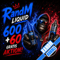 RandM Liquid 600+60 Gratis-Aktion