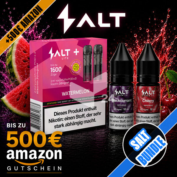 2. Pod & Liquid Bundle + 500€ Amazon Gutschein