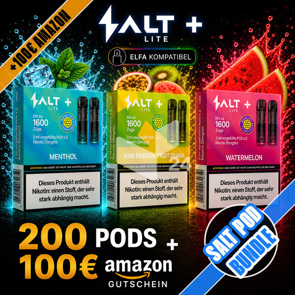 200 Pods + 100€ Amazon Gutschein