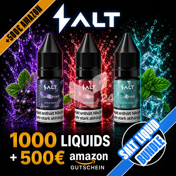 1000 Liquids + 500€ Amazon Gutschein