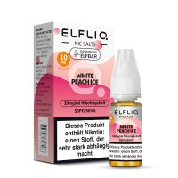 Elfbar - Elfliq - White Peach Ice - 10mg Nikotin *NEU*