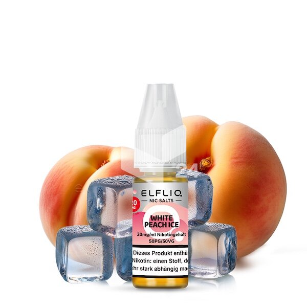 Elfbar - Elfliq - White Peach Ice - 20mg Nikotin *NEU*