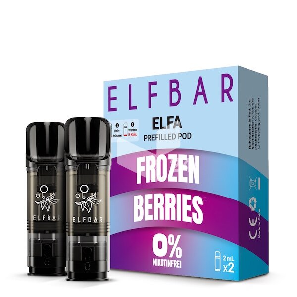 Elfbar Elfa - (ohne Nikotin) - Frozen Berries 0mg *NEU*