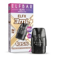 Elfbar - ELFX V2.0 - Refillable Pod (Leerpod) 3ml - 0,8...